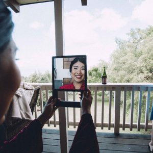 Hawaii Wedding Photographer capturing Photograph of Bride getting ready on her special day